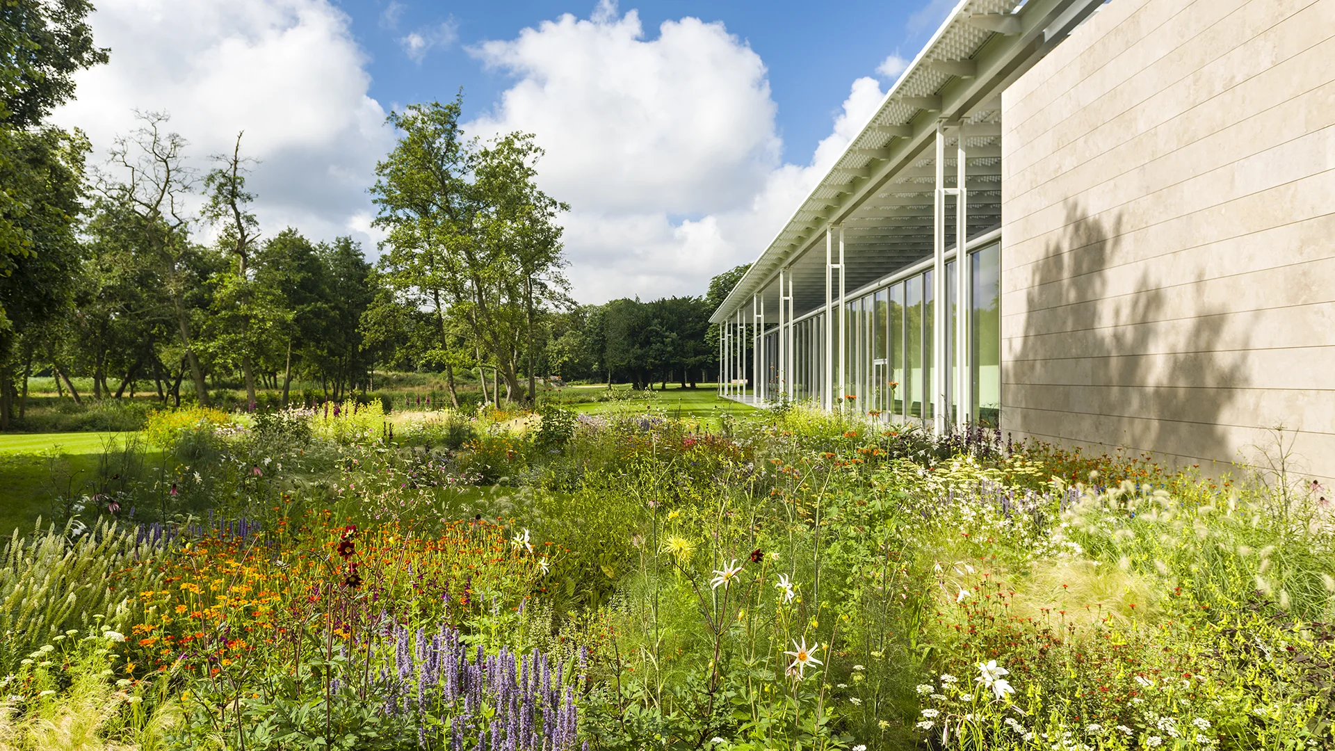 Tuin van Piet Oudolf bij Museum Voorlinden